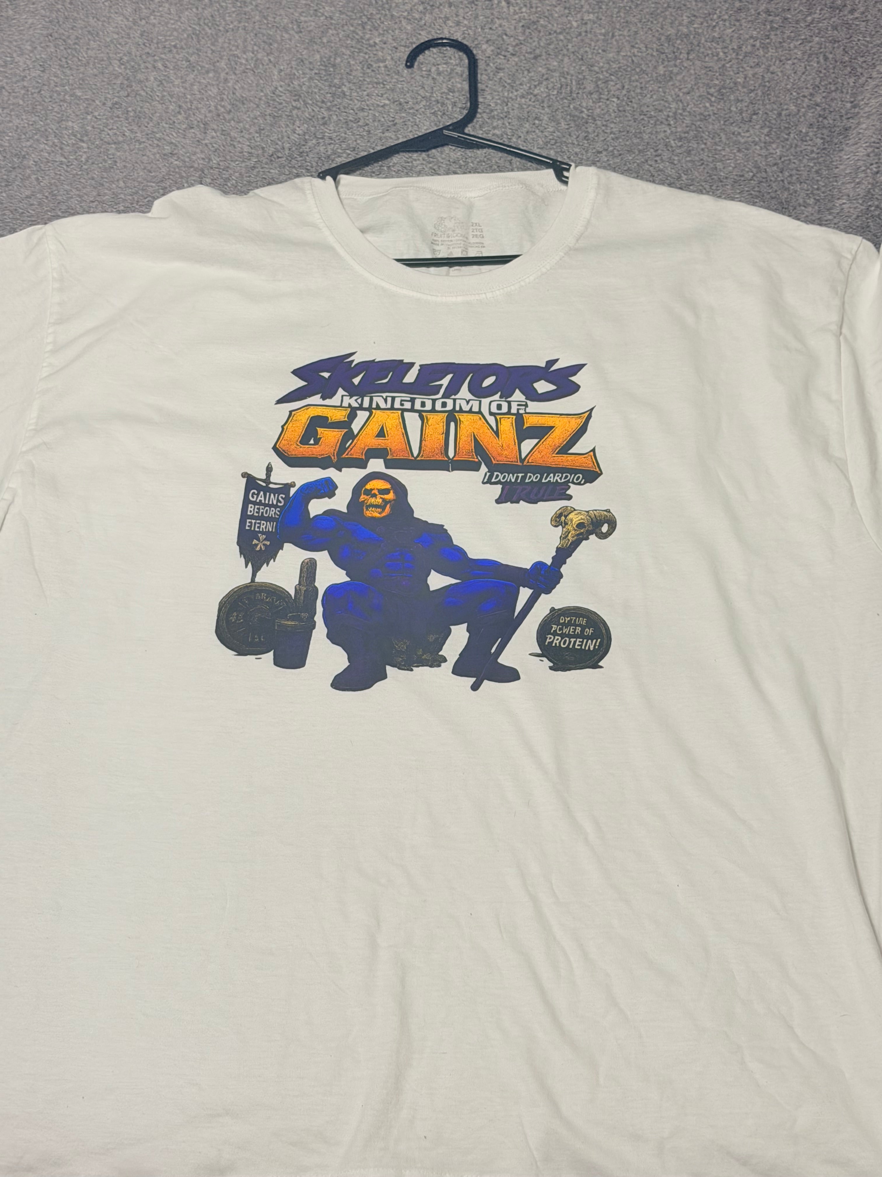Skeletor's Kingdom of Gainz tee