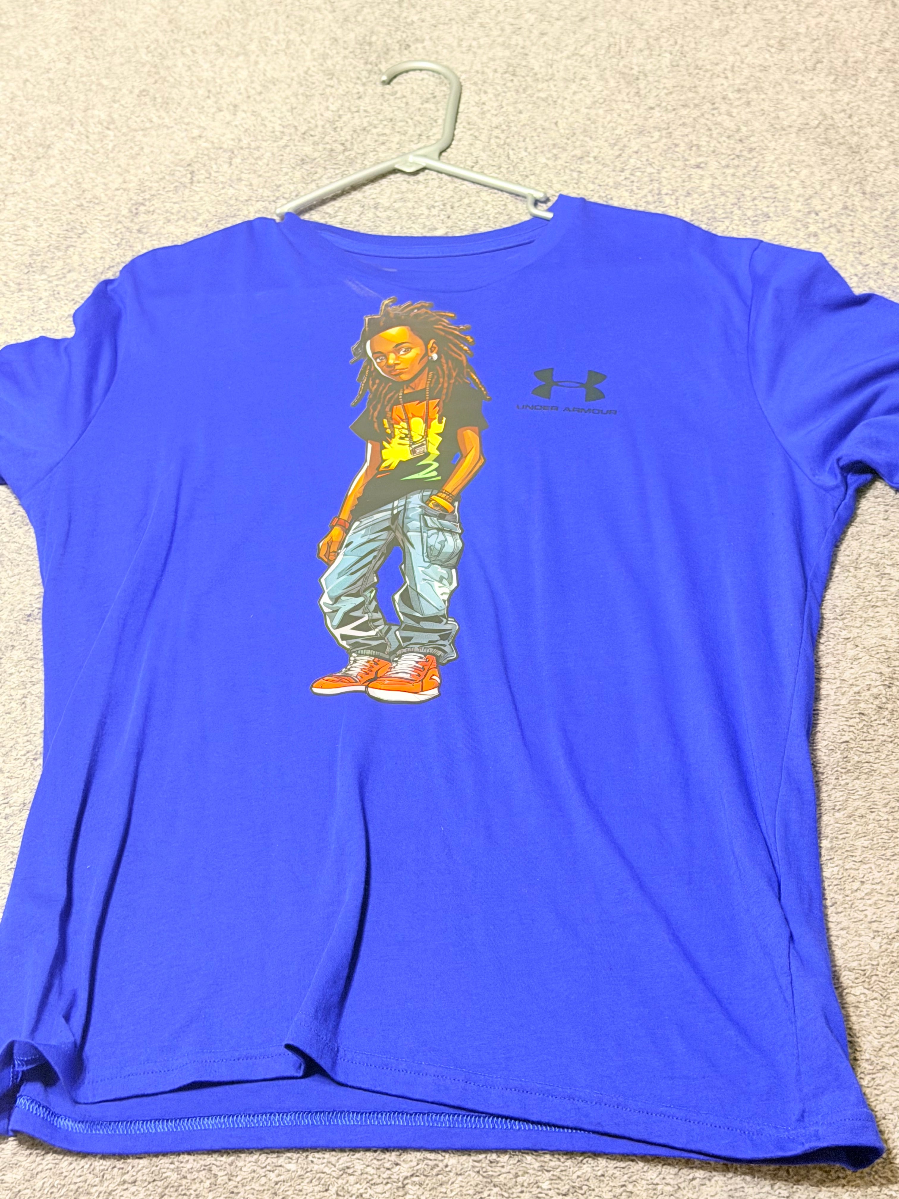 Chilling Man Blue Tee